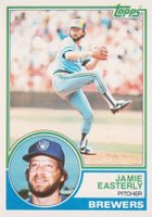 1983 Topps #528 Jamie Easterly Baseball Card