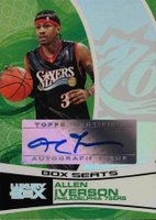 2005 Topps Luxury Box Seats Autographs #AI Allen Iverson Basketball Card