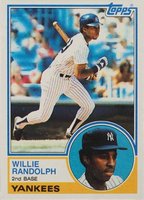 1983 Topps #140 Willie Randolph Baseball Card