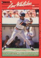 1990 Donruss #298 Lou Whitaker Baseball Card