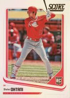 2018 Panini Chronicles Score #11 Shohei Ohtani Gold Zone Baseball Card