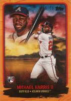 2023 Topps X Bob Ross the Joy of Baseball Budding Talents #BT14 Michael Harris II Indian Yellow Baseball Card