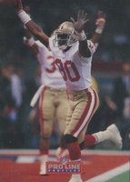 1992 Pro Line Profiles #53 Jerry Rice Football Card