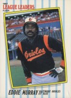 1987 Fleer League Leaders #32 Eddie Murray Baseball Card