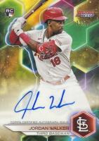 2023 Bowman's Best Best of 2023 Autographs #B23JWA Jordan Walker Gold Baseball Card
