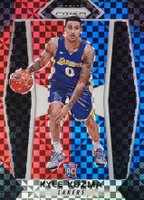 2017 Panini Prizm #283 Kyle Kuzma Red White Blue Prizm Basketball Card
