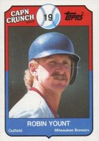 1989 Cap'N Crunch #21 Robin Yount Baseball Card