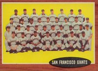 1962 Topps #226 San Francisco Giants Team Baseball Card