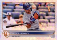 2022 Topps Chrome Logofractor Edition #92 Pete Alonso Baseball Card