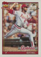 1991 Topps Desert Shield #591 Ken Hill Baseball Card