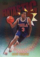 1997 Topps Fantastic 15 #F6 Allen Iverson Basketball Card