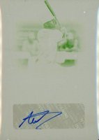 2022 Panini Immaculate Collection Immaculate Signatures #ISMV Mark Vientos Yellow Printing Plate 1/1 Baseball Card