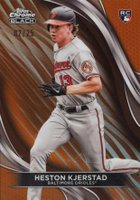 2024 Topps Chrome Black #86 Heston Kjerstad Orange Baseball Card