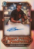 2023 Bowman Draft Draft Picks & Prospects Autograph #DPPABE Bryce Eldridge Baseball Card