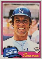 1981 Topps #372 Jay Johnstone Baseball Card