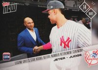 2017 Topps Now Card of the Month #M-MAY Aaron Judge/Derek Jeter Baseball Card