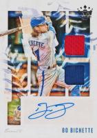 2020 Panini Diamond Kings DK Material Signatures #BO Bo Bichette Baseball Card