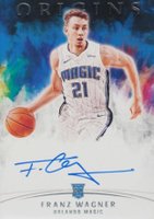 2021 Panini Origins Rookie Autographs #RAWAG Franz Wagner Basketball Card