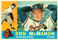 1960 Topps #189 Don McMahon Baseball Card