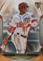 2019 Topps Triple Threads #96 Juan Soto Amber Baseball Card