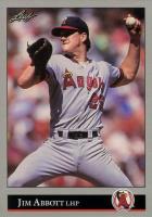 1992 Leaf #1 Jim Abbott Baseball Card