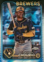 2024 Topps Chrome Update #USC30 Jackson Chourio Prism Refractor Baseball Card