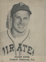 1947 Tip Top Bread # Ralph Kiner Baseball Card