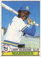 1979 Topps #199 Larry Milbourne Baseball Card
