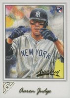 2017 Topps Gallery #117 Aaron Judge Artist Proof Baseball Card