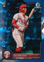 2022 Bowman Chrome Sapphire Edition #93 Bryson Stott Baseball Card