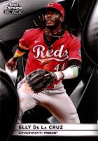 2025 Topps Chrome Black #100 Elly de La Cruz Baseball Card