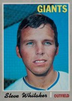 1970 Topps #496 Steve Whitaker Baseball Card