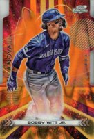 2023 Topps Cosmic Chrome Stella Nova #2 Bobby Witt Jr. Orange Galactic Baseball Card