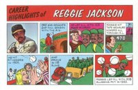 1973 Topps Comics # Reggie Jackson Baseball Card