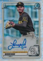 2020 Bowman Chrome Prospect Autographs #CPATM Tucupita Marcano Refractor Baseball Card