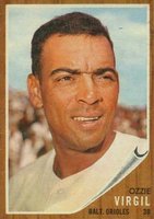 1962 Topps #327 Ozzie Virgil Baseball Card