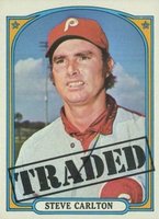 1972 Topps #751 Steve Carlton Traded Baseball Card