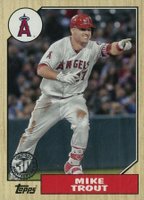 2017 Topps 1987 Topps #87-50 Mike Trout Baseball Card