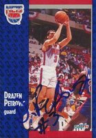 1991 Fleer #134 Drazen Petrovic Basketball Card