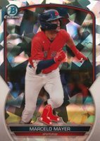 2023 Bowman Chrome Prospects #BCP107 Marcelo Mayer Atomic Refractor Baseball Card