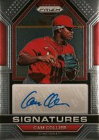 2023 Panini Prizm Signatures #SIGCC Cam Collier Baseball Card