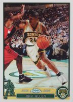 2003 Topps Chrome #48 Ray Allen Refractor Basketball Card