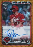 2024 Topps Chrome Rookie Autographs #RATH TJ Hopkins Baseball Card