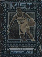 2022 Panini Obsidian Mist #11 Bennedict Mathurin Basketball Card