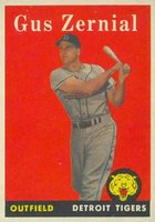 1958 Topps #112 Gus Zernial Baseball Card