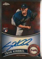 2011 Topps Chrome #195 Craig Kimbrel Autograph Baseball Card