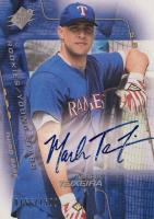 2001 SPx  #207 Mark Teixeira Autographed Baseball Card
