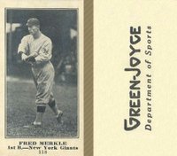 1916 Green-Joyce #118 Fred Merkle Baseball Card