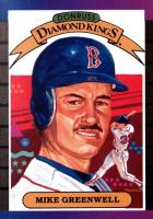 1989 Donruss #1 Mike Greenwell Diamond Kings Baseball Card