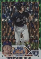 2023 Topps #89 Brett Baty Green Foil Baseball Card